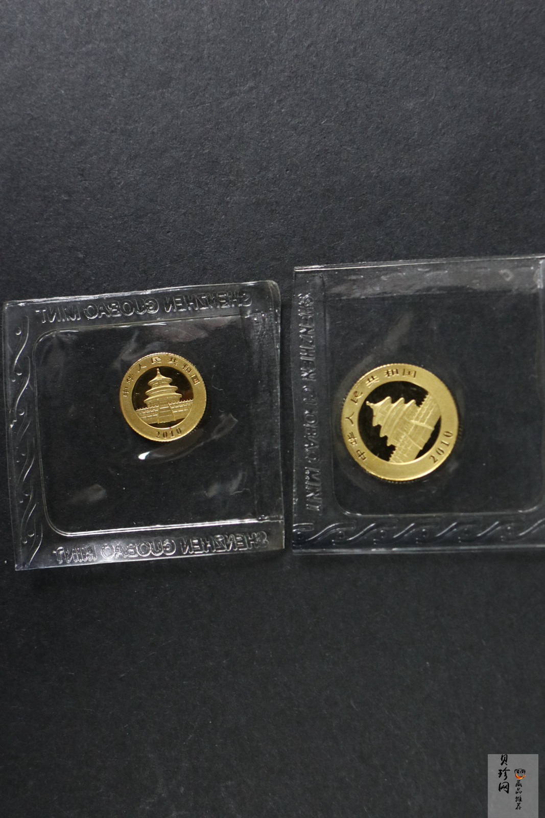 【109050】2010年熊猫普制金币5枚一套