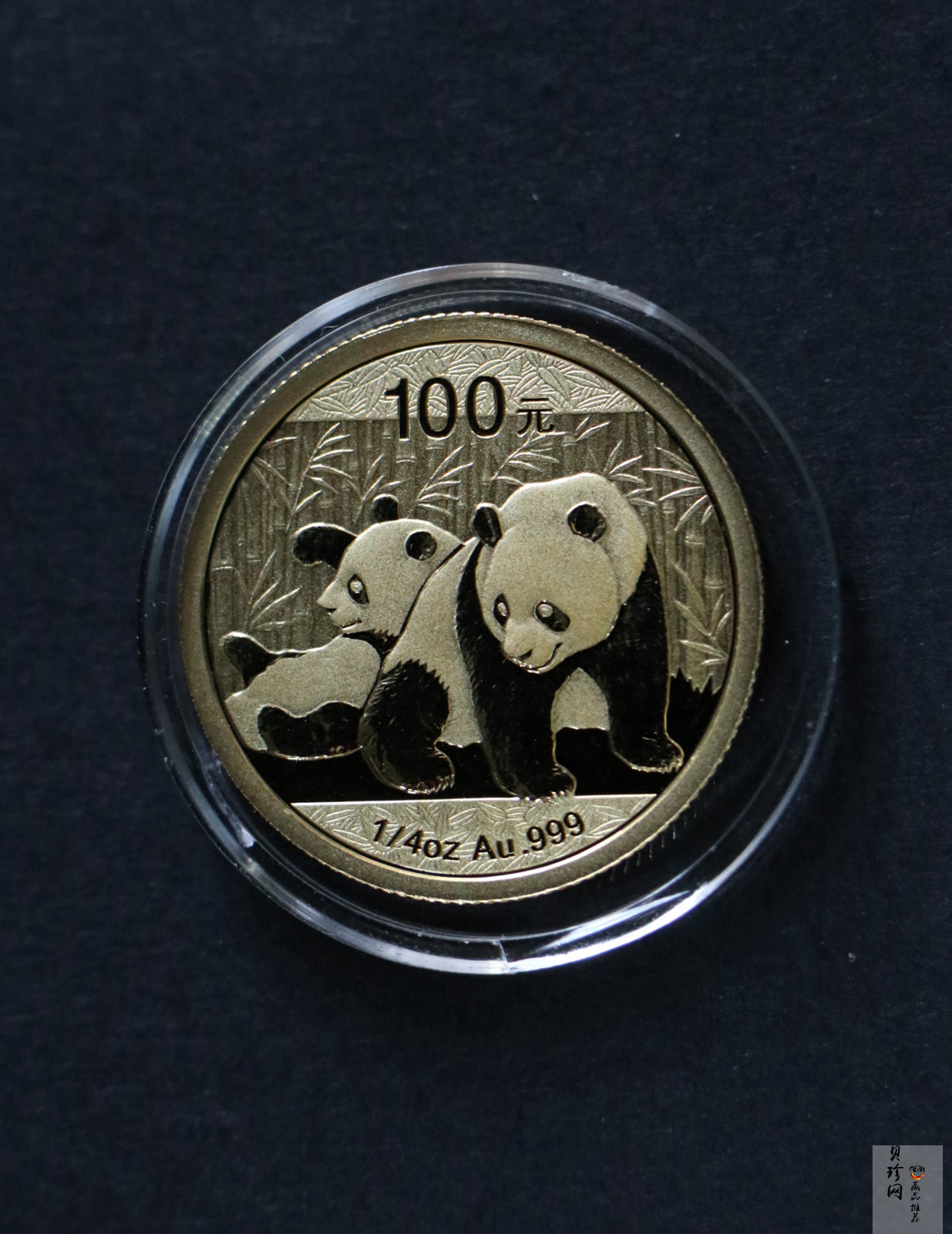 【100103】2010年熊猫1/4盎司普制金币