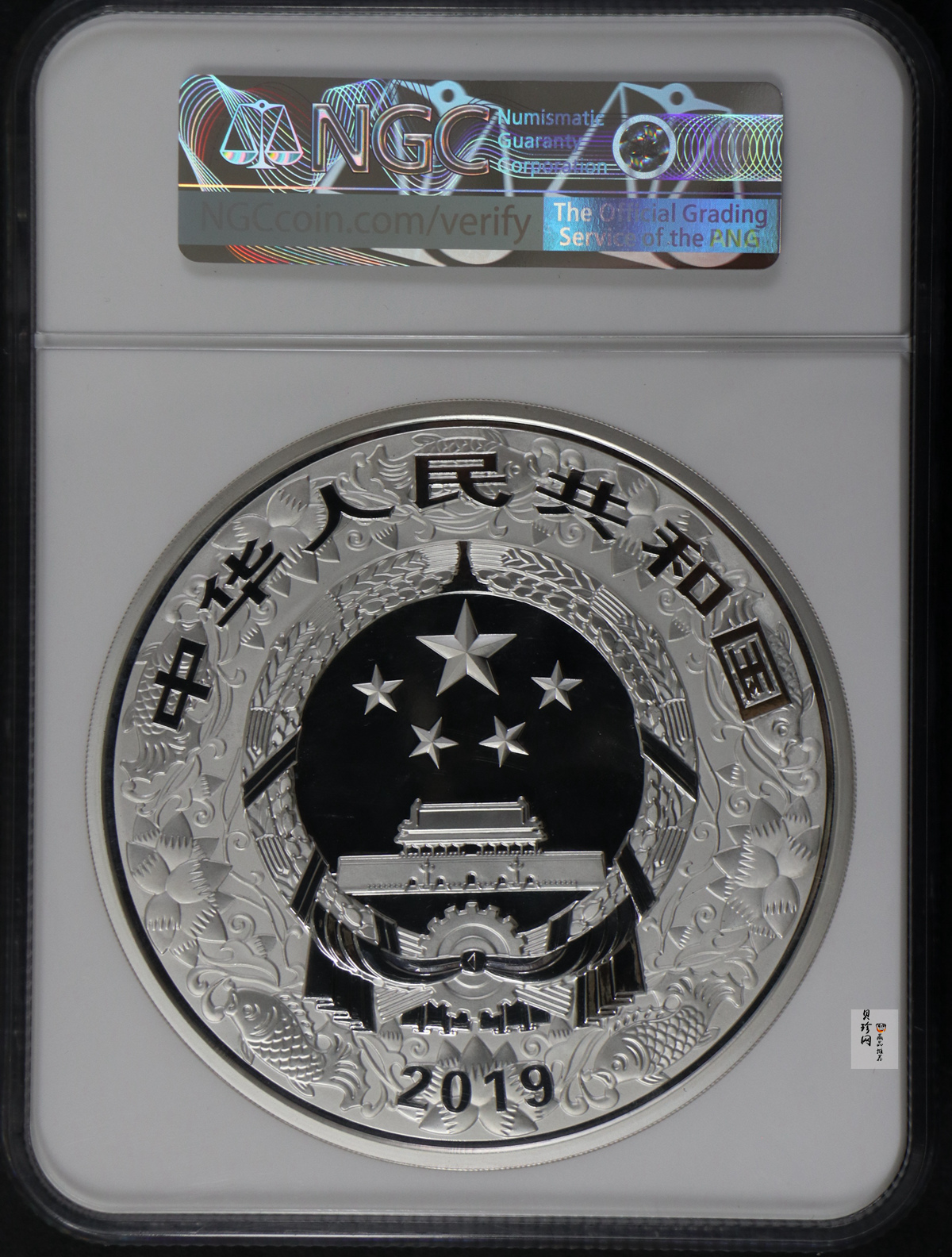 【191121】2019中国己亥（猪）年金银纪念币1公斤圆形银质纪念币