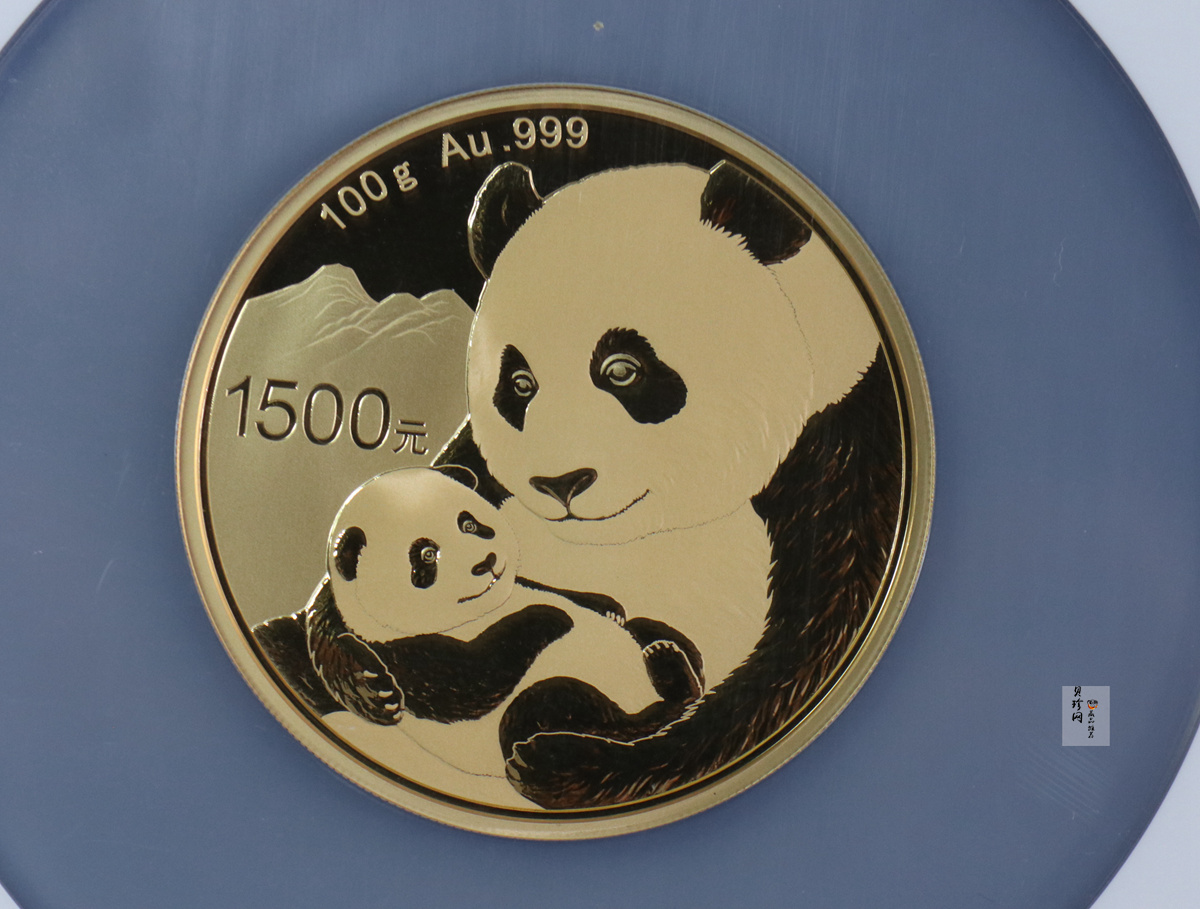 【190402】2019年熊猫100克精制金币