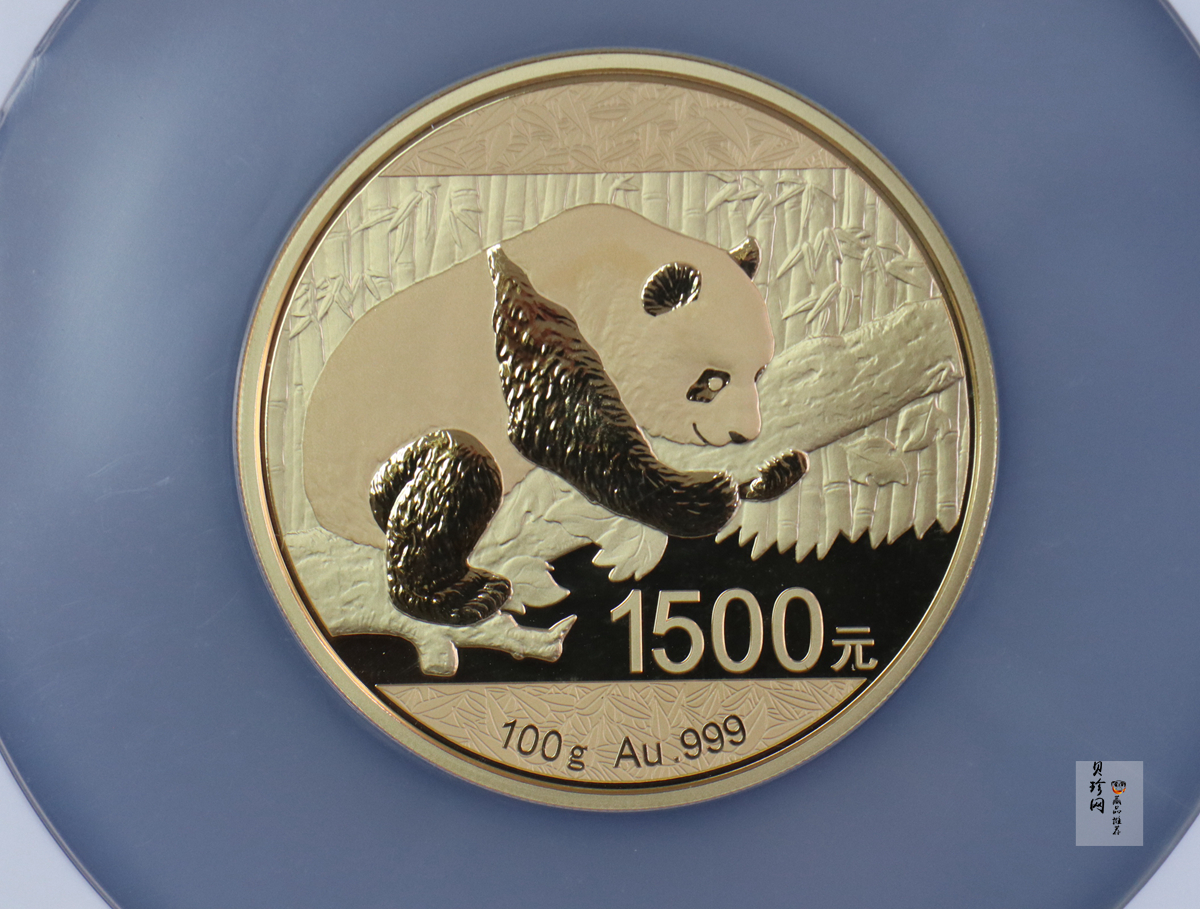 【160107】2016年熊猫100克精制金币