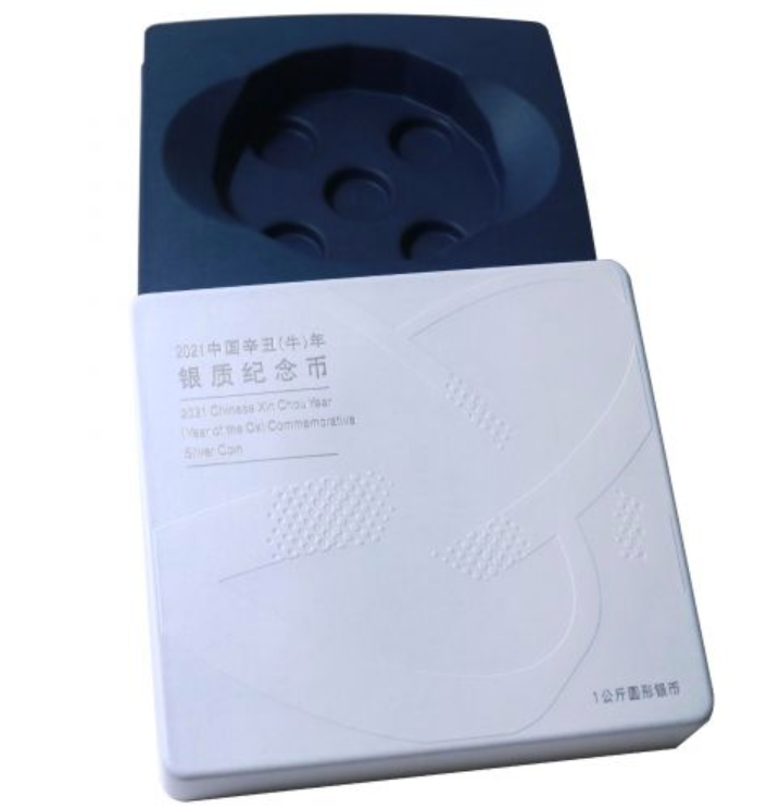 【200610】2021年中国辛丑（牛）年金银纪念币1公斤圆形银币