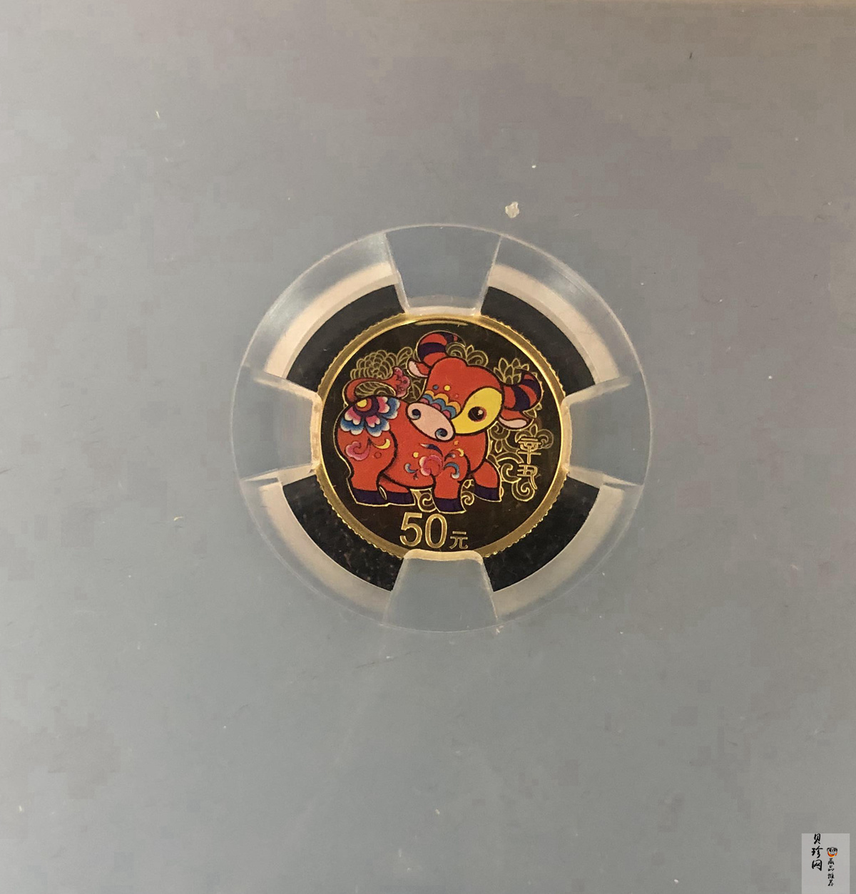【209190】2021年中国辛丑（牛）年彩色金银币