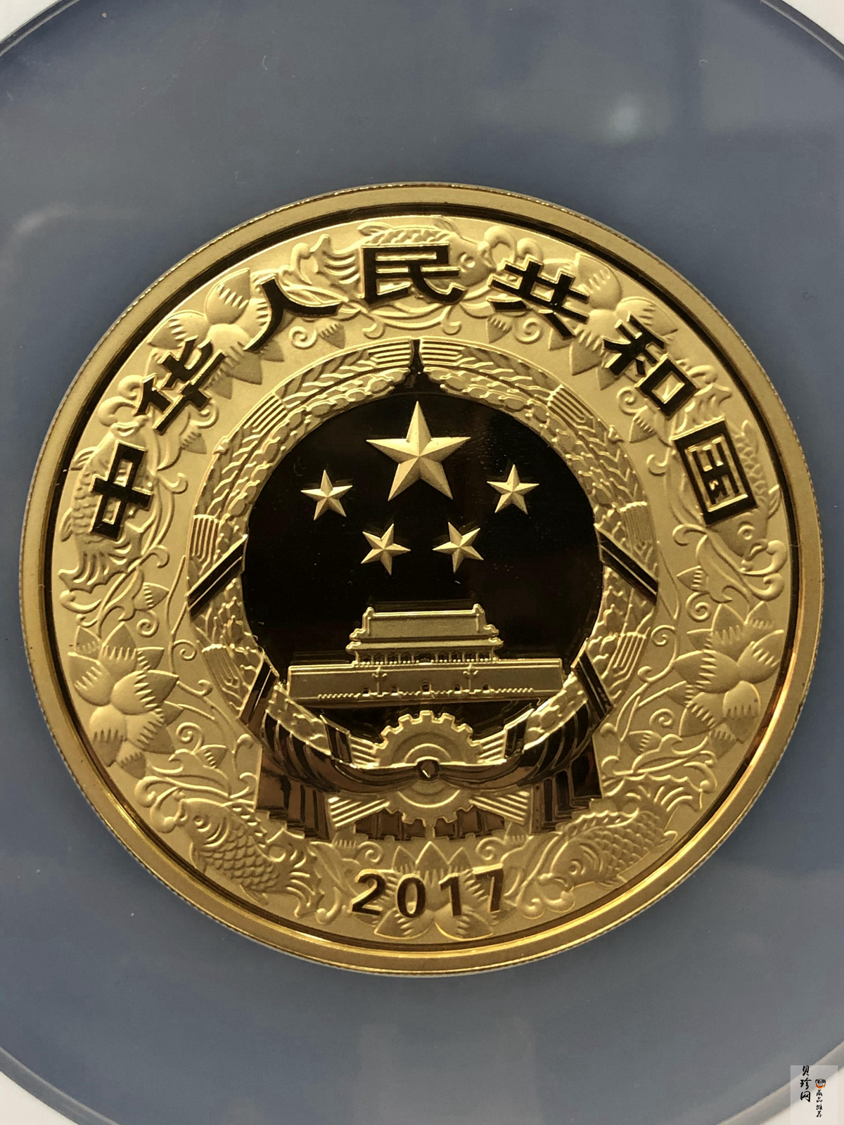 【161511】2017年丁酉（鸡）年生肖流通纪念币-150克彩色精制金币