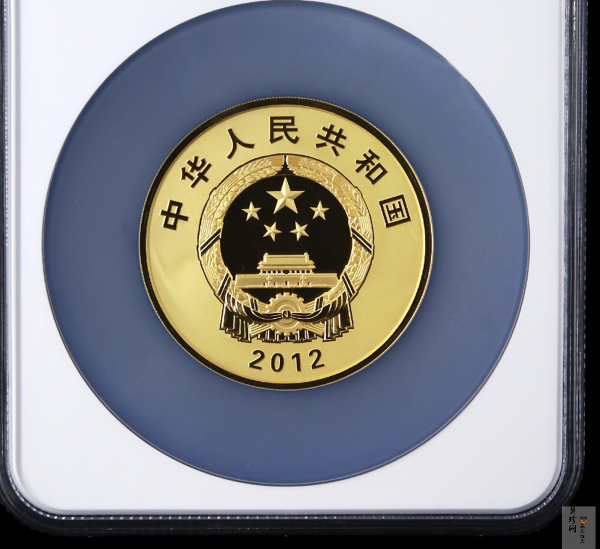 【121101】2012年中国人民解放军海军航母辽宁舰5盎司精制金币