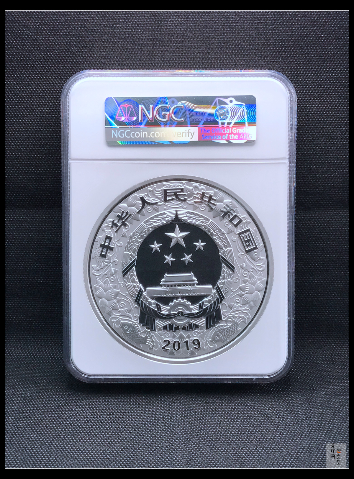 【191115】2019中国己亥（猪）年金银纪念币1公斤圆形银币