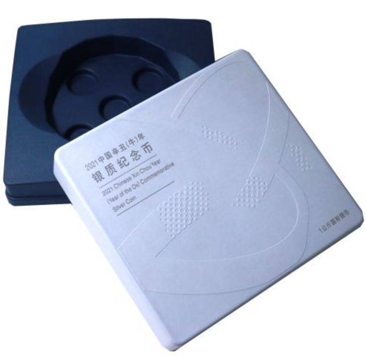 【200610】2021年中国辛丑（牛）年金银纪念币1公斤圆形银币