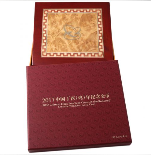 【161511】2017年丁酉（鸡）年生肖流通纪念币-150克彩色精制金币