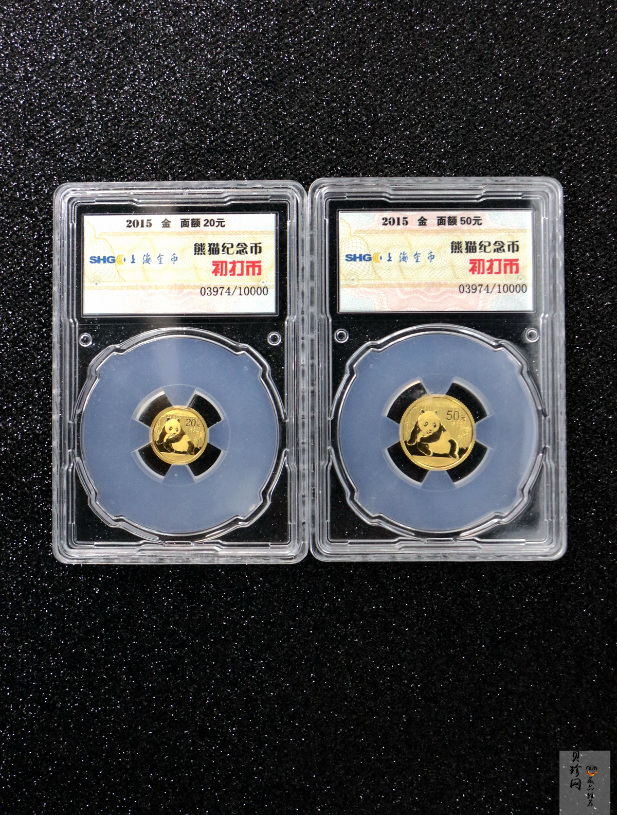 【159060】2015年熊猫普制金币5枚一套