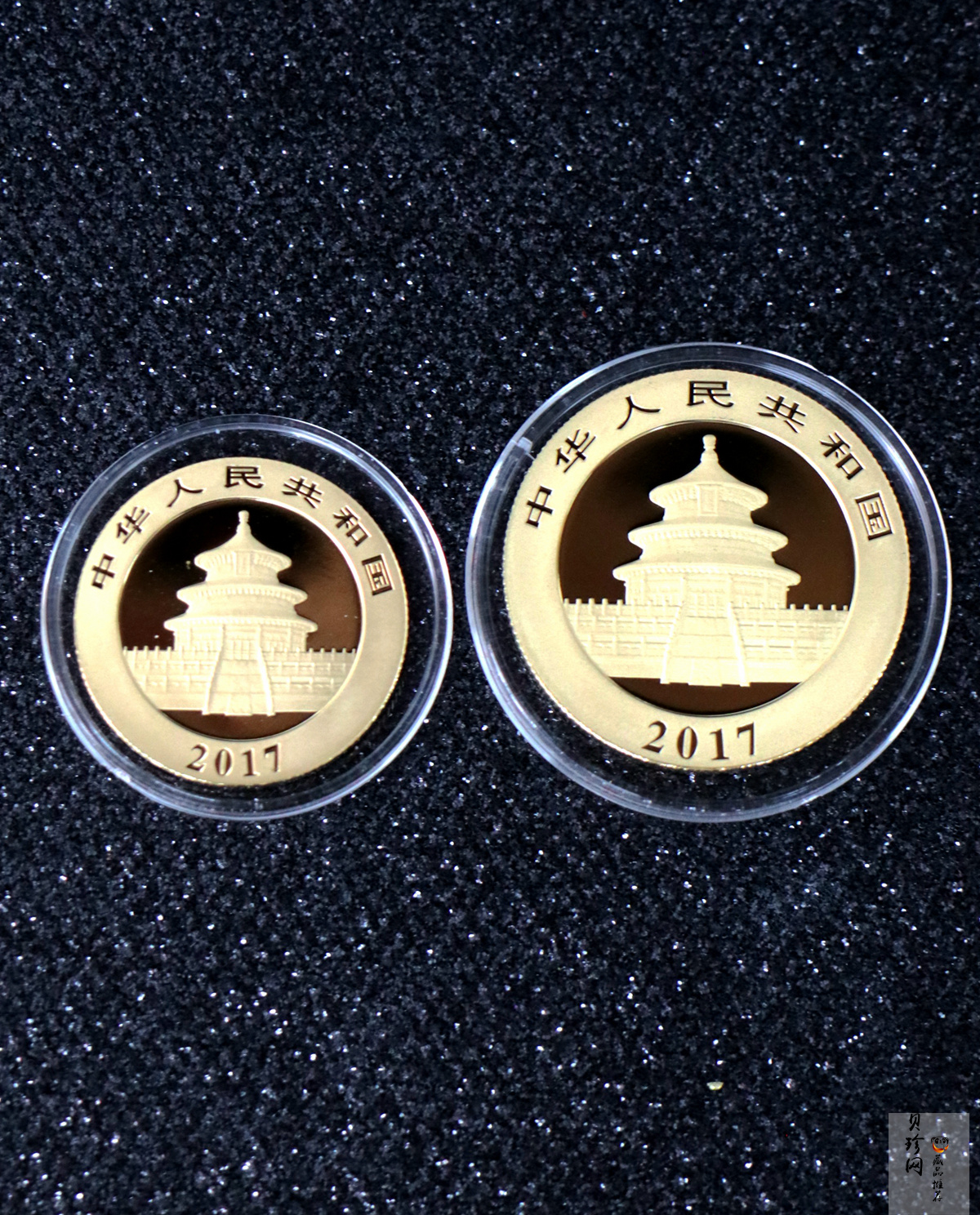 【179150】2017年熊猫普制金币5枚一套