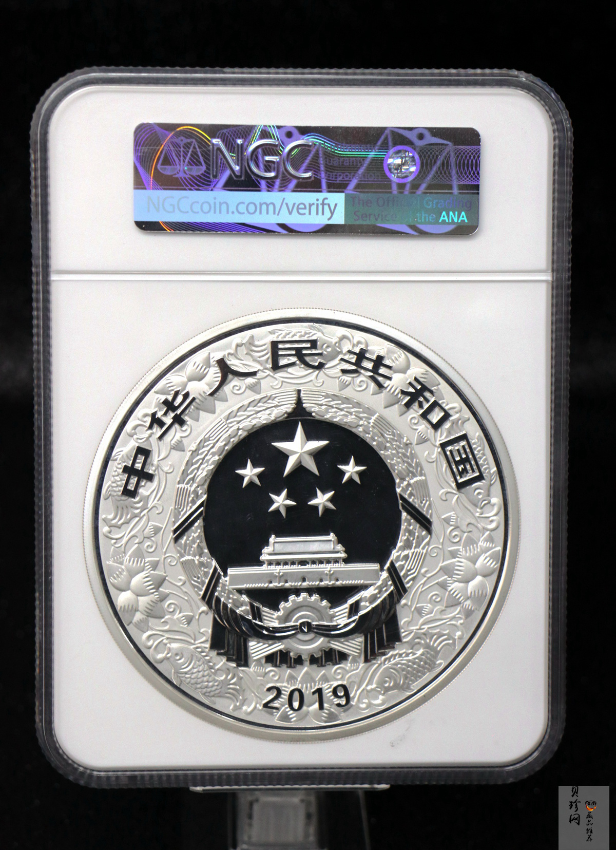 【194712】2019年中国己亥（猪）年金银纪念币1公斤圆形银币