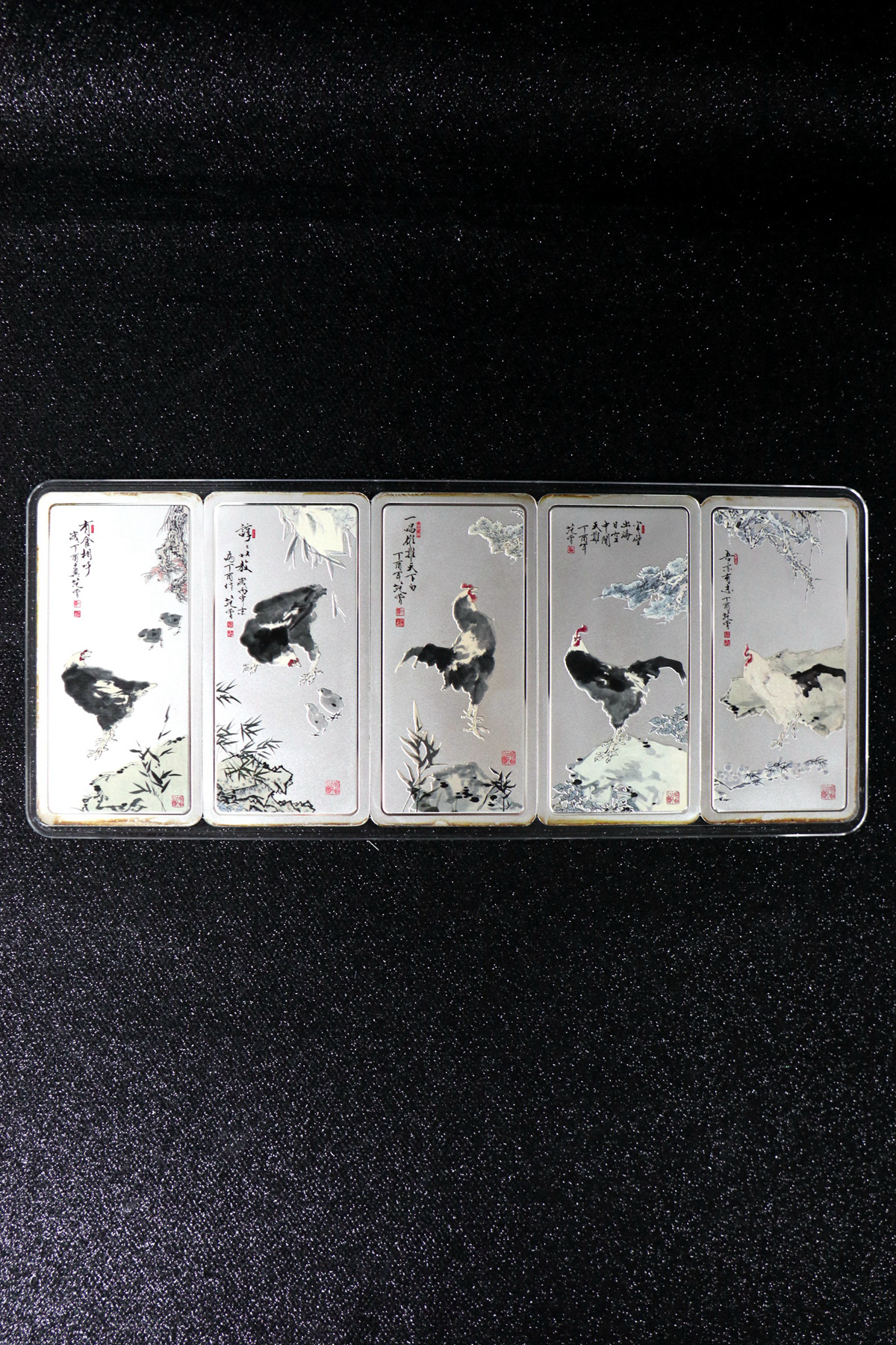 【169650】2016年五吉图生肖500g纪念银条