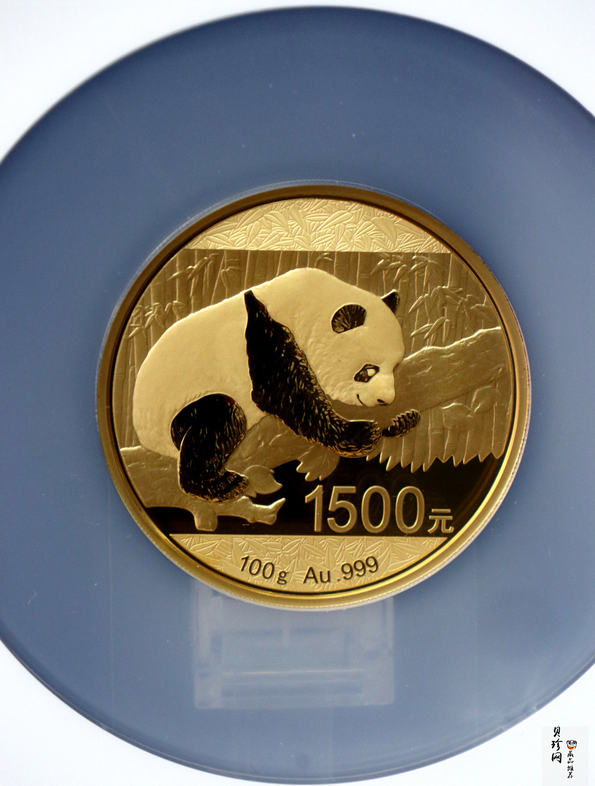 【160107】2016年熊猫100克精制金币