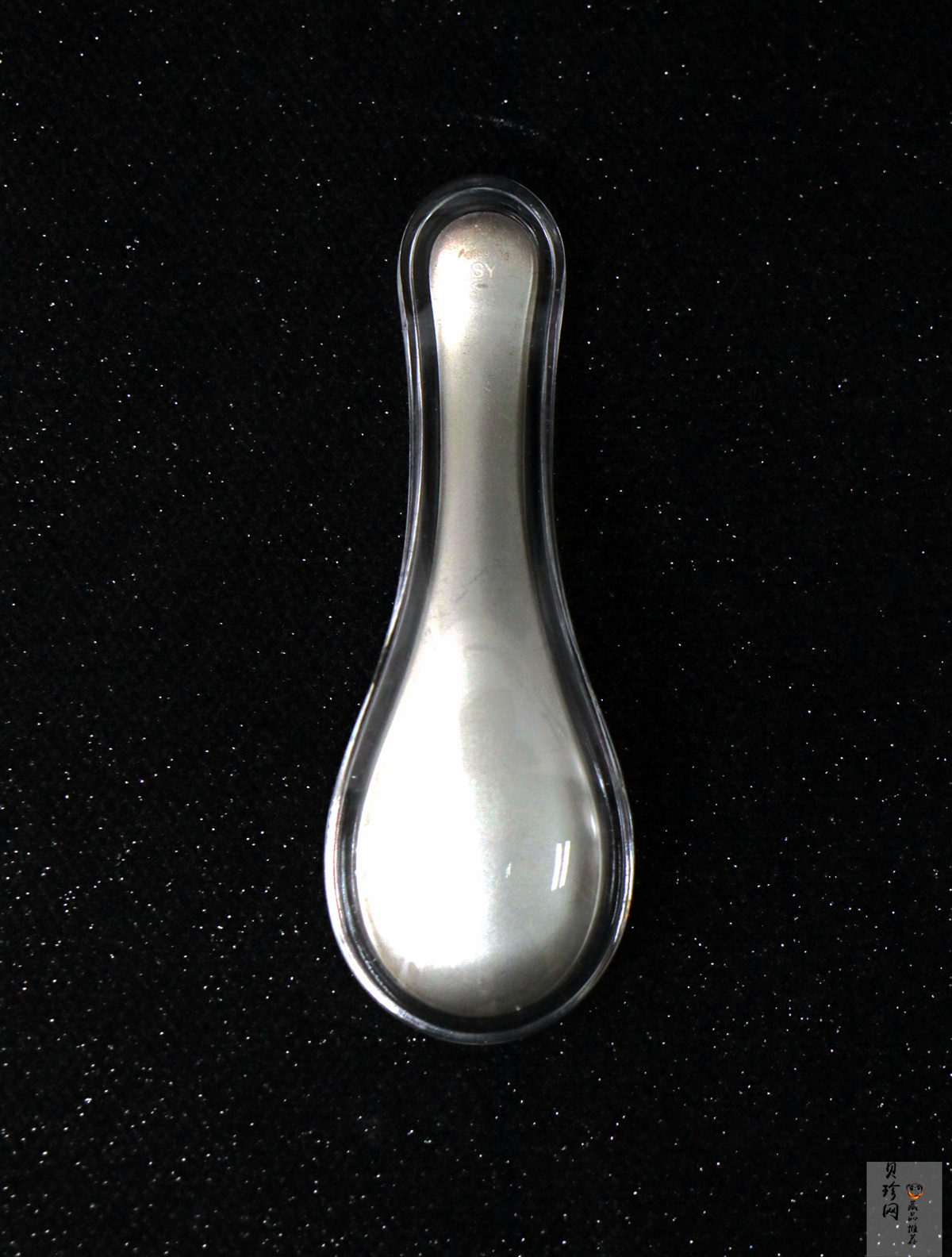 【009640】青花银碗、筷、勺100克银套装