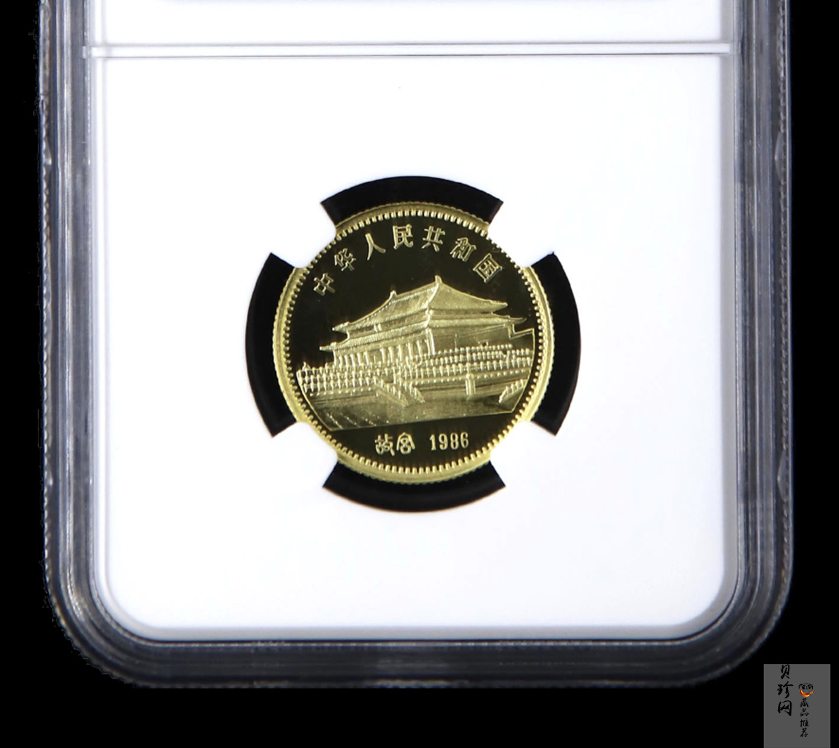 【869030】1986中国丙寅（虎）年8克精制金银币