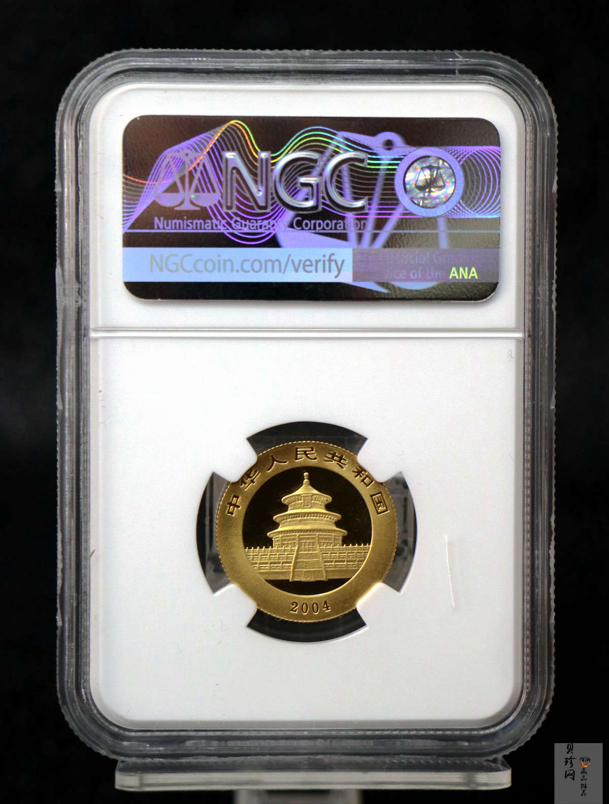 【040103】2004版熊猫金纪念币-母子熊猫1/4盎司普制金币