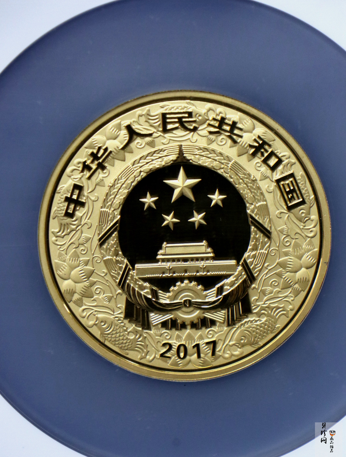 【161511】2017年丁酉（鸡）年生肖流通纪念币-150克彩色精制金币