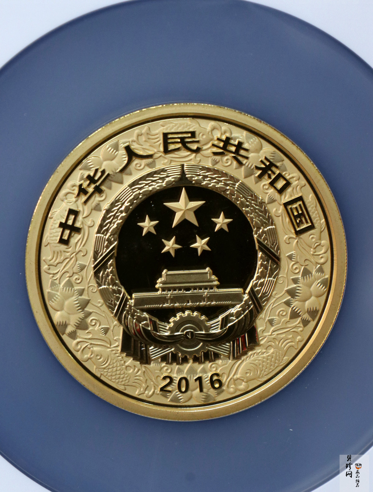 【151411】2016年丙申猴年生肖5盎司彩色精制金币