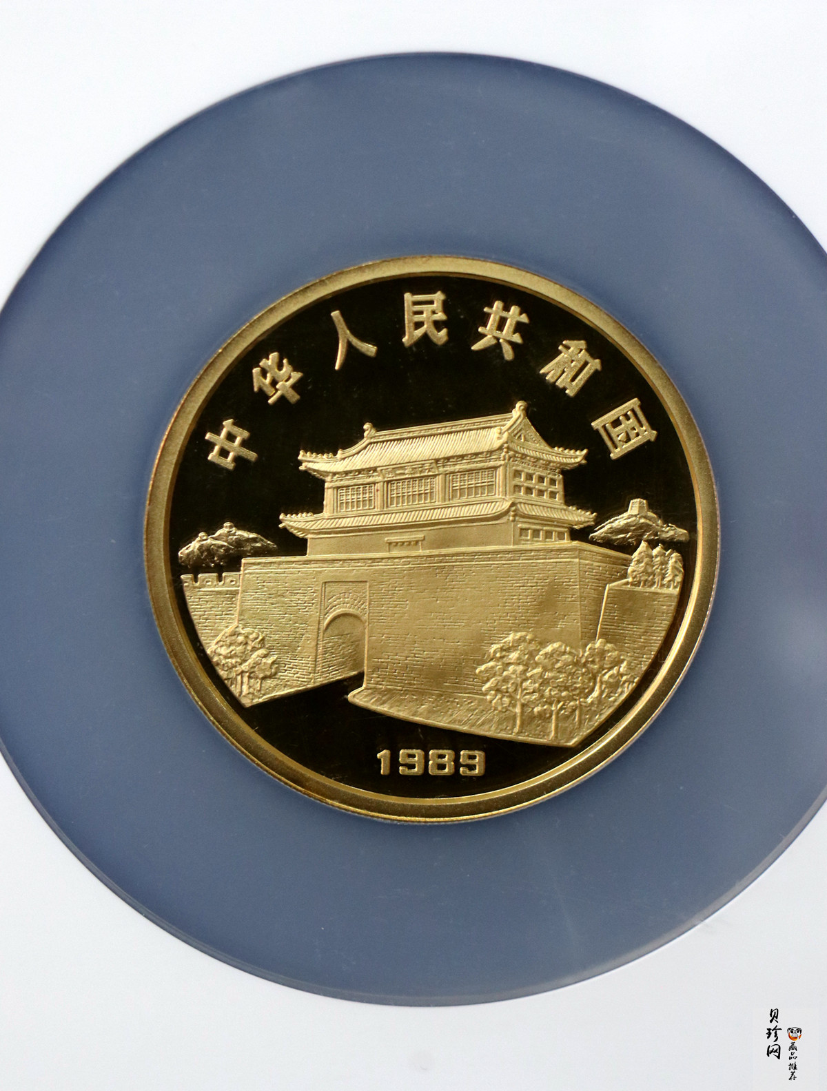 【890202】1989中国己巳（蛇）年5盎司精制金币