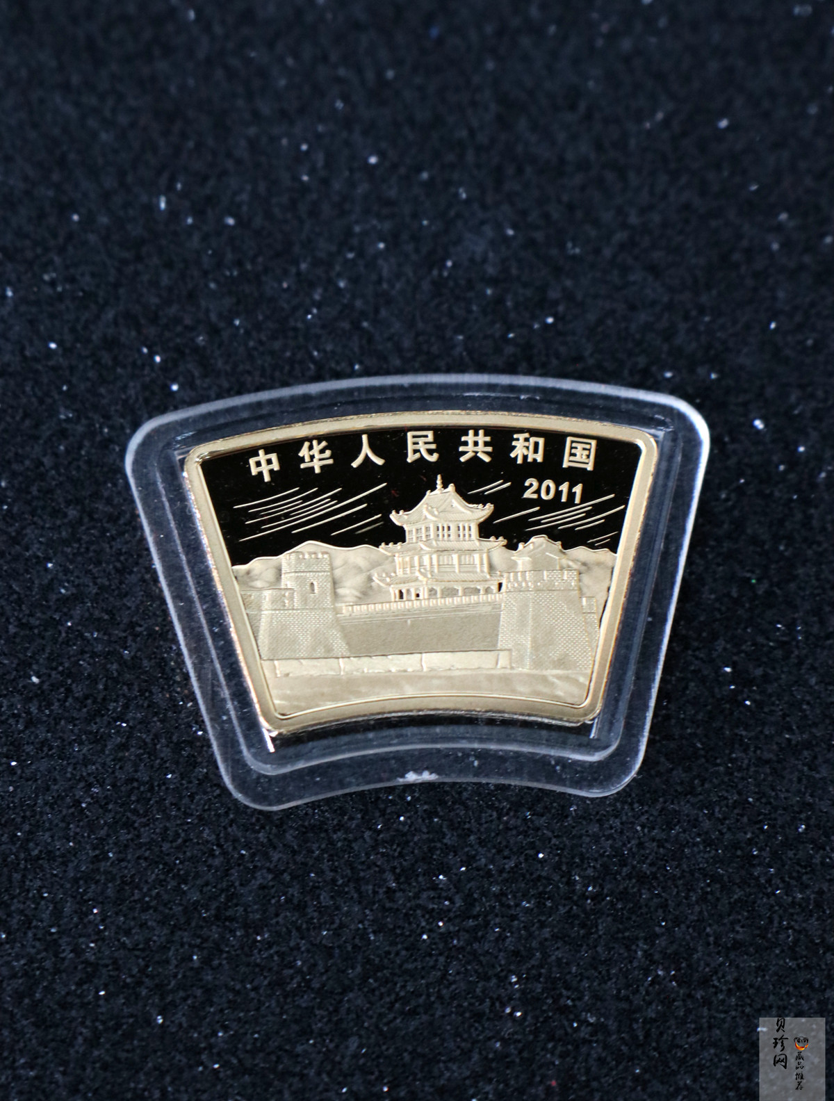 【119040】2011年辛卯兔年生肖扇形金银币2枚一套