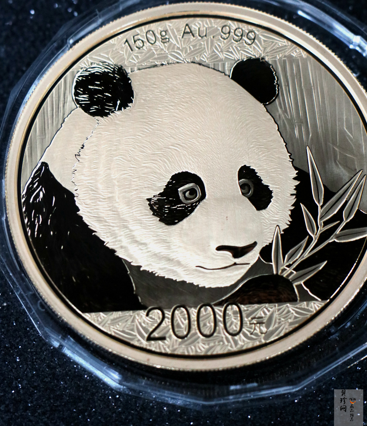 【180108】2018年熊猫150克精制金币