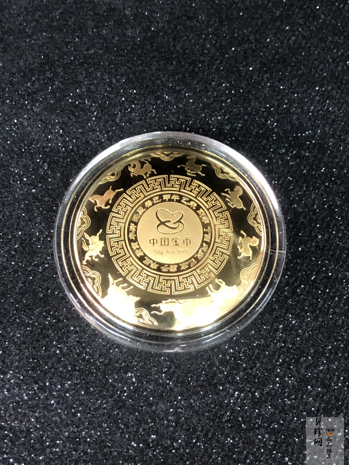 【149490】马年贺岁50克金盘