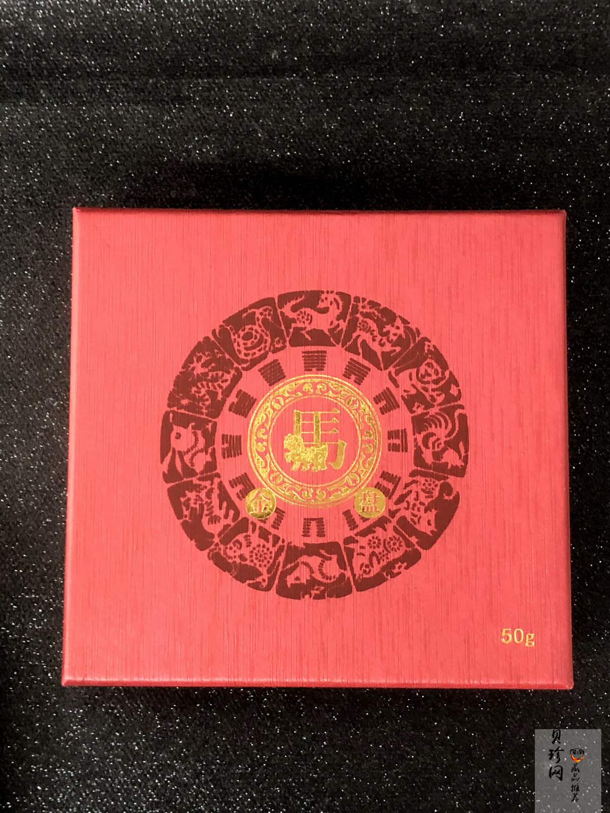 【149490】马年贺岁50克金盘
