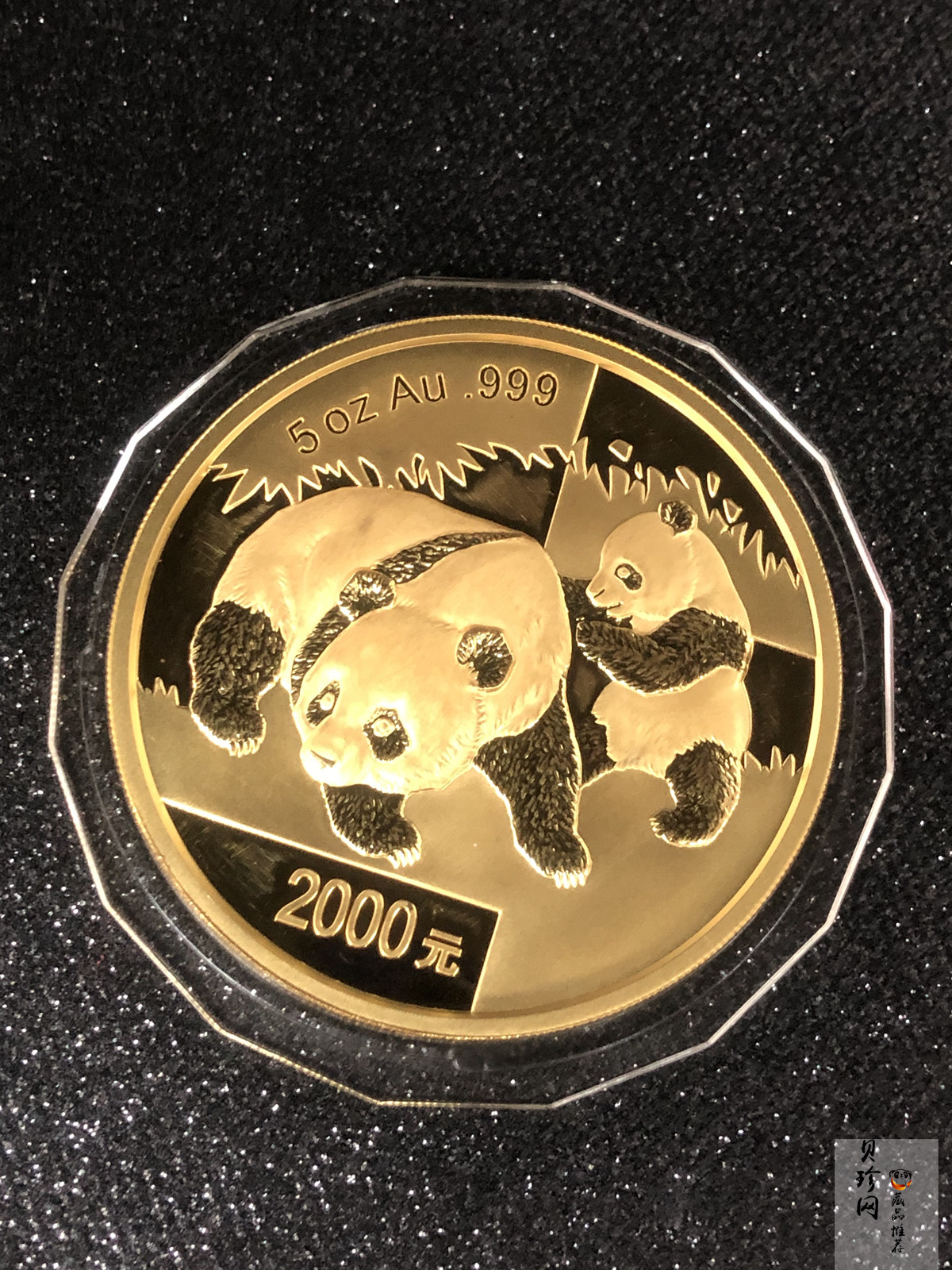 【080107】2008年熊猫5盎司精制金币