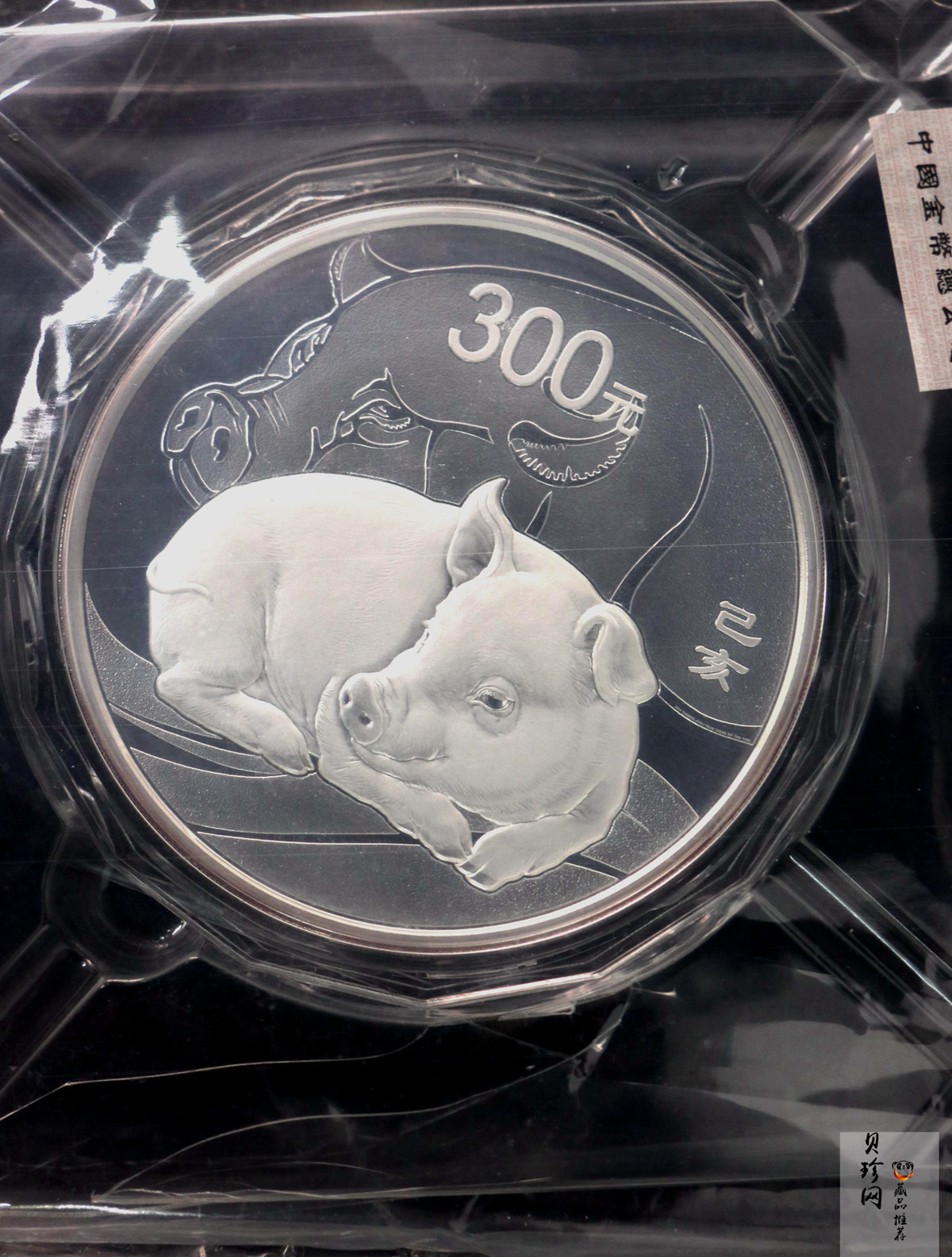 【191121】2019中国己亥（猪）年金银纪念币1公斤圆形银质纪念币