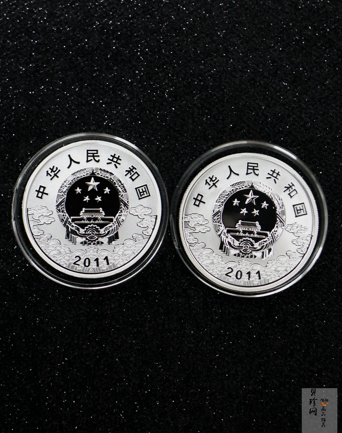 【119150】2011年中国京剧脸谱第（2）组精制彩金银币3枚一套