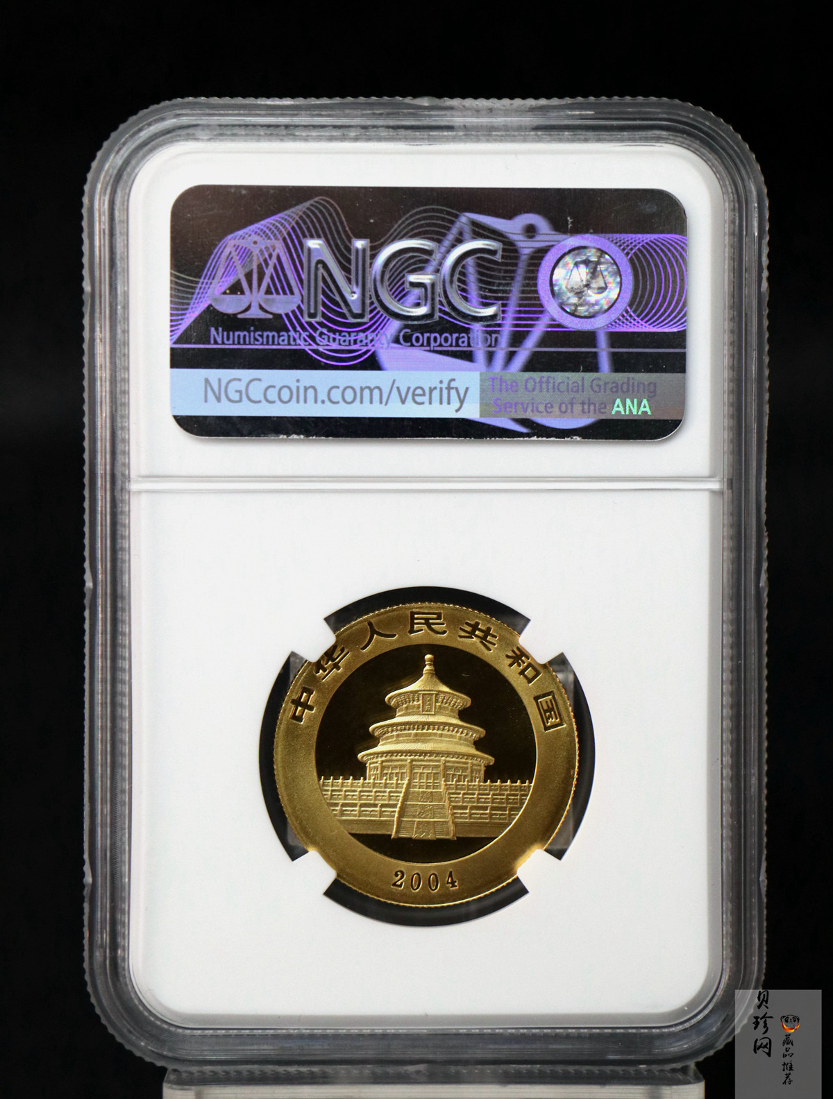 【040102】2004版熊猫金纪念币-母子熊猫1/2盎司普制金币