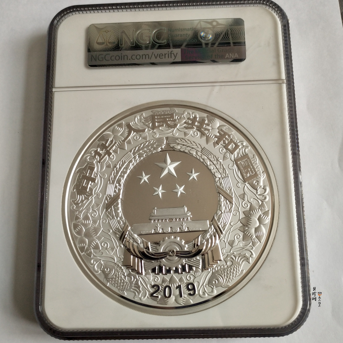 【194712】2019年中国己亥（猪）年金银纪念币1公斤圆形银币