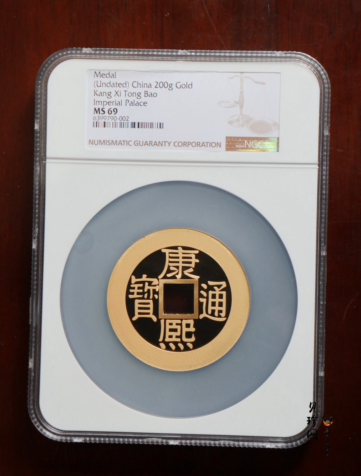 【229030】康熙通宝200克金章