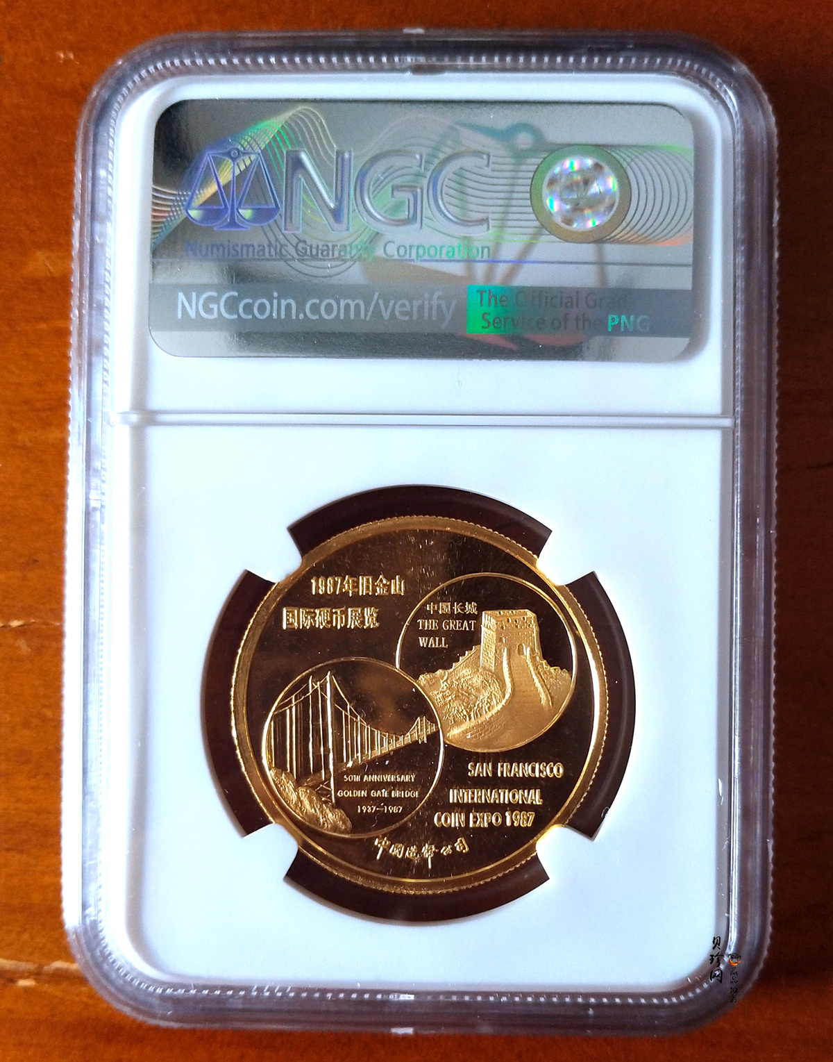 【879160】1987年美国旧金山国际硬币展-大熊猫1盎司金章