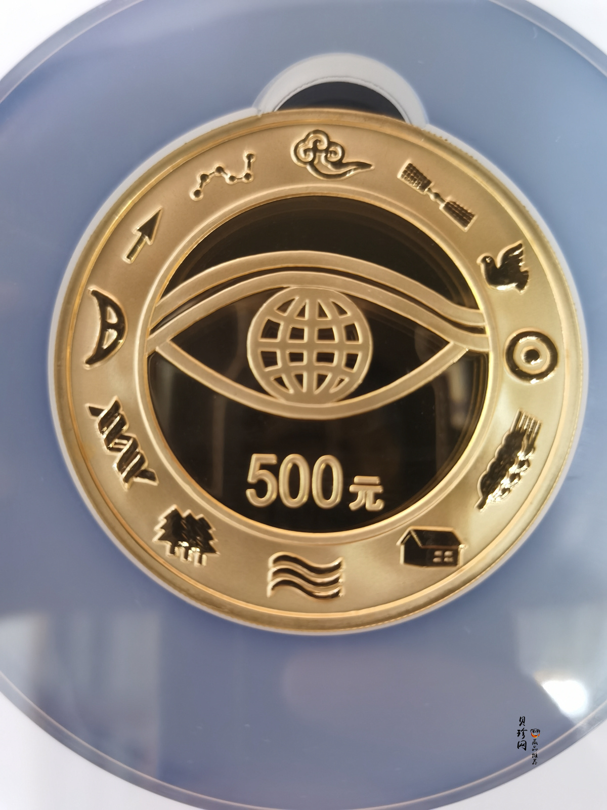 【000602】2000年千年纪念金银及双金属纪念币5盎司精制金币