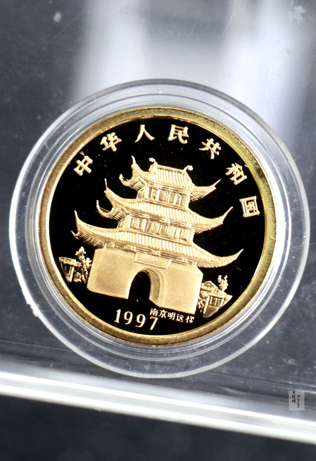 【970206】1997中国丁丑（牛）年金币-小牛图1/10盎司精制金币