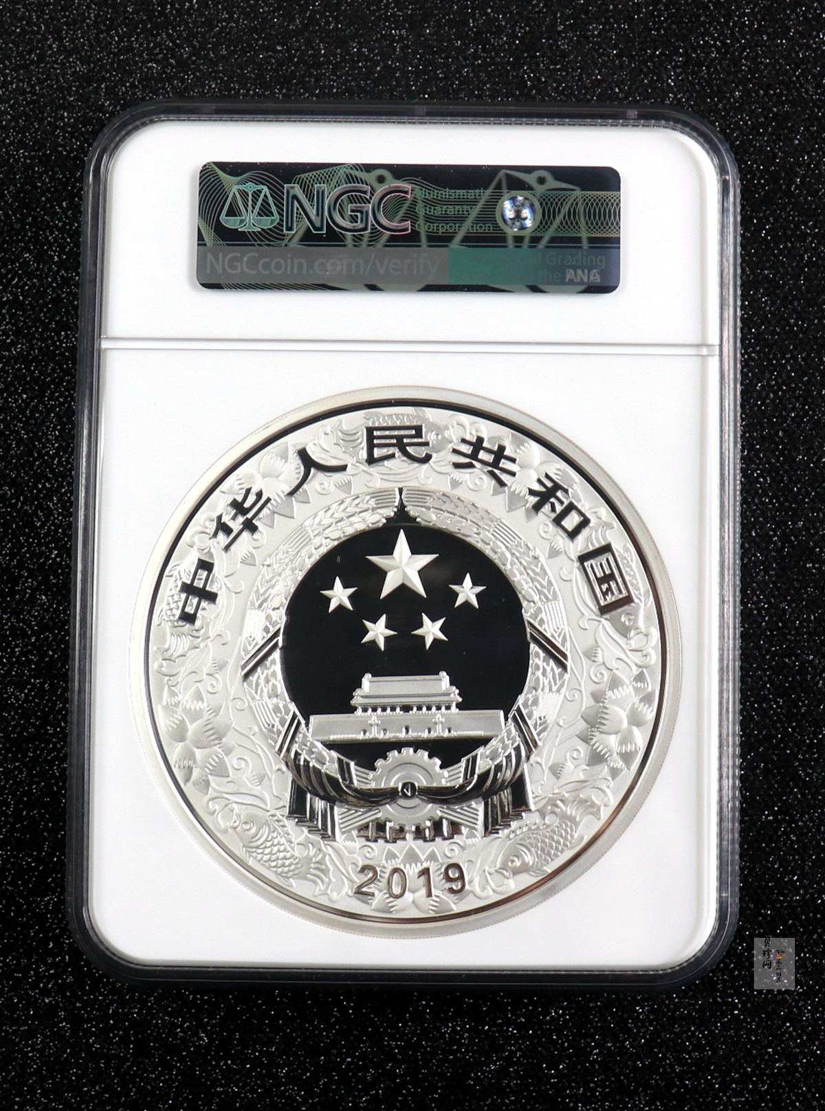 【191115】2019中国己亥（猪）年金银纪念币1公斤圆形银币