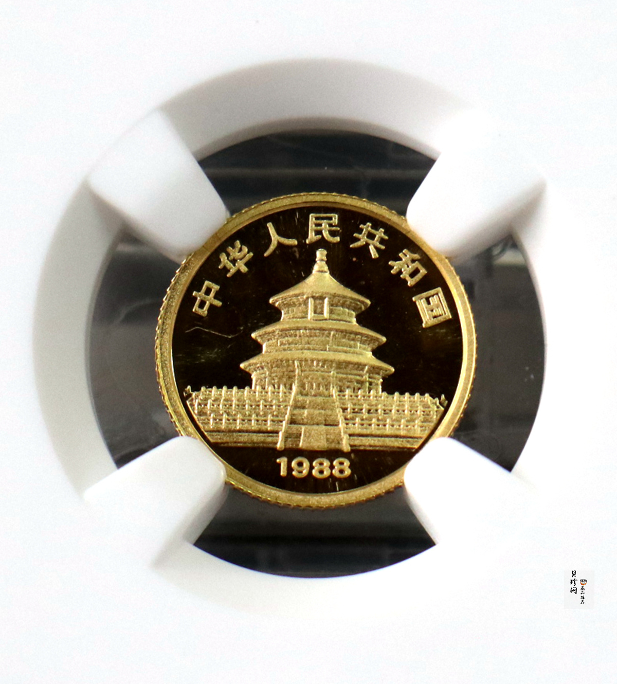 【880110】1988版熊猫1/20盎司精制金币