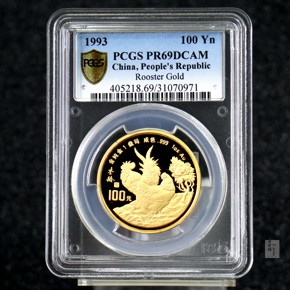 【930303】1993中国葵酉（鸡）年1盎司精制金币