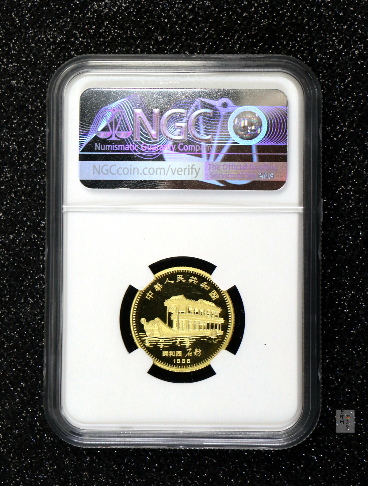 【850201】1985中国乙丑（牛）年-五牛图8克精制金币