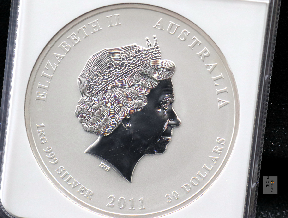 【119290】2011年澳大利亚兔年生肖公斤纪念银币