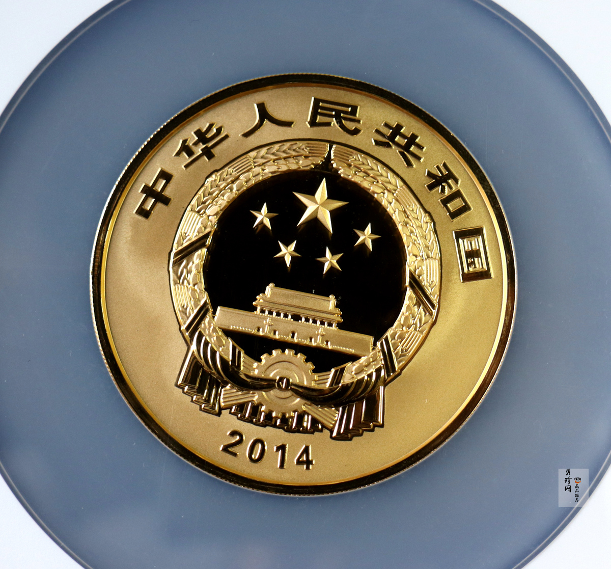 【140702】2014年世界遗产-杭州西湖文化景观-三潭印月5盎司精制金币