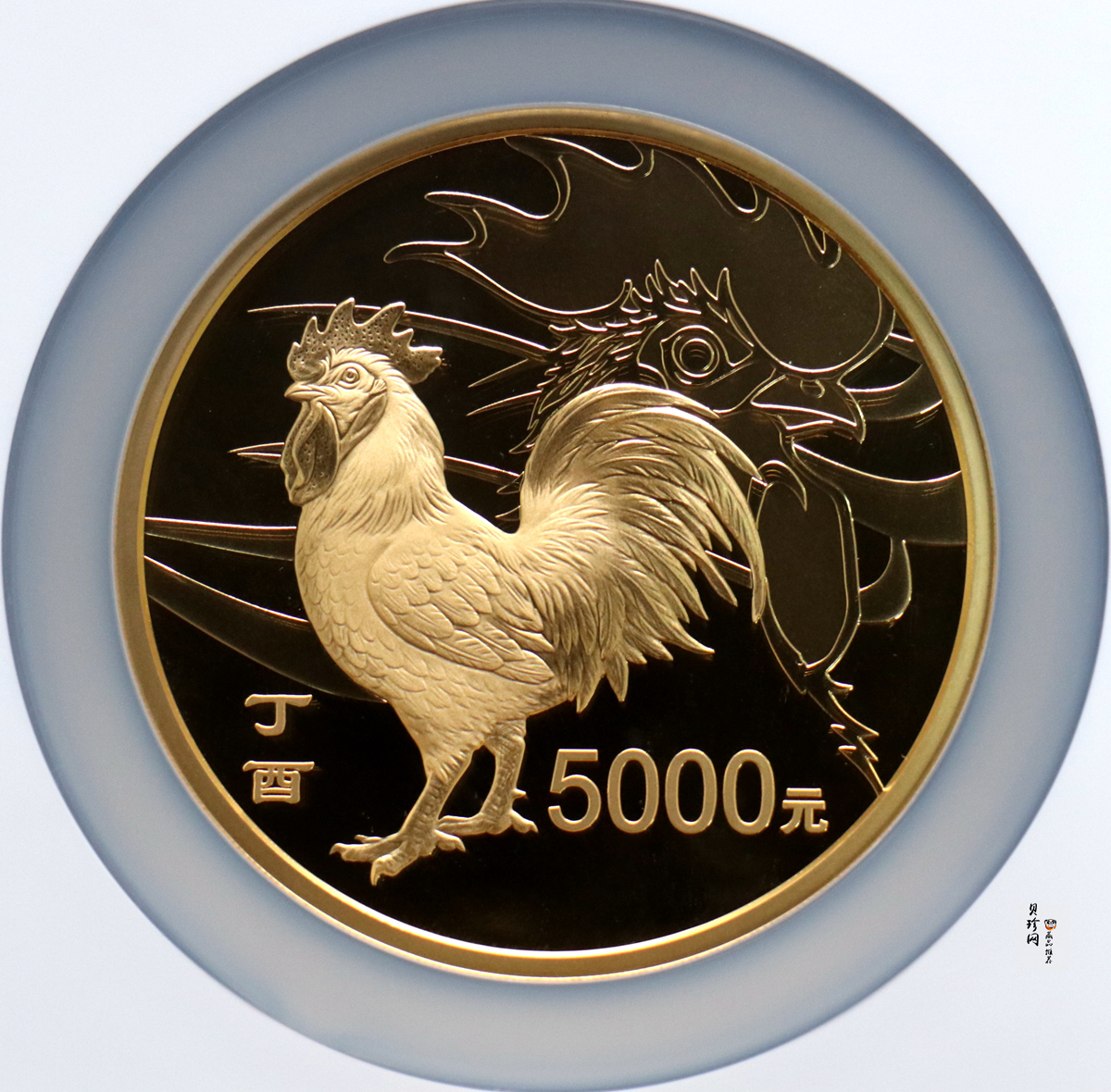 【161513】2017年丁酉（鸡）年生肖流通纪念币-雄鸡500克精制金币
