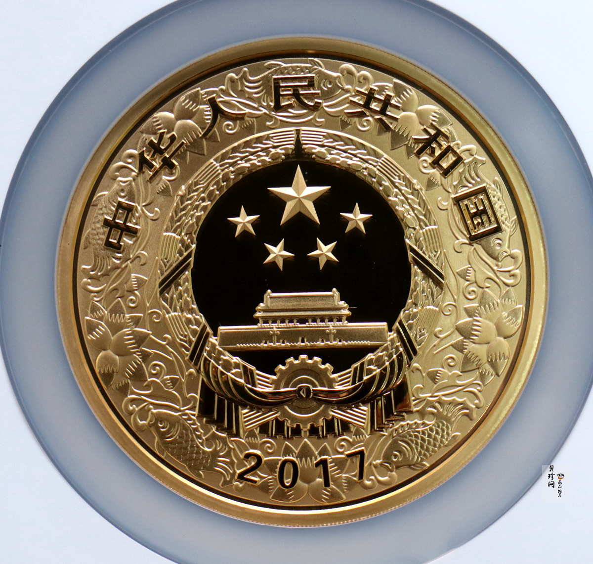 【161513】2017年丁酉（鸡）年生肖流通纪念币-雄鸡500克精制金币