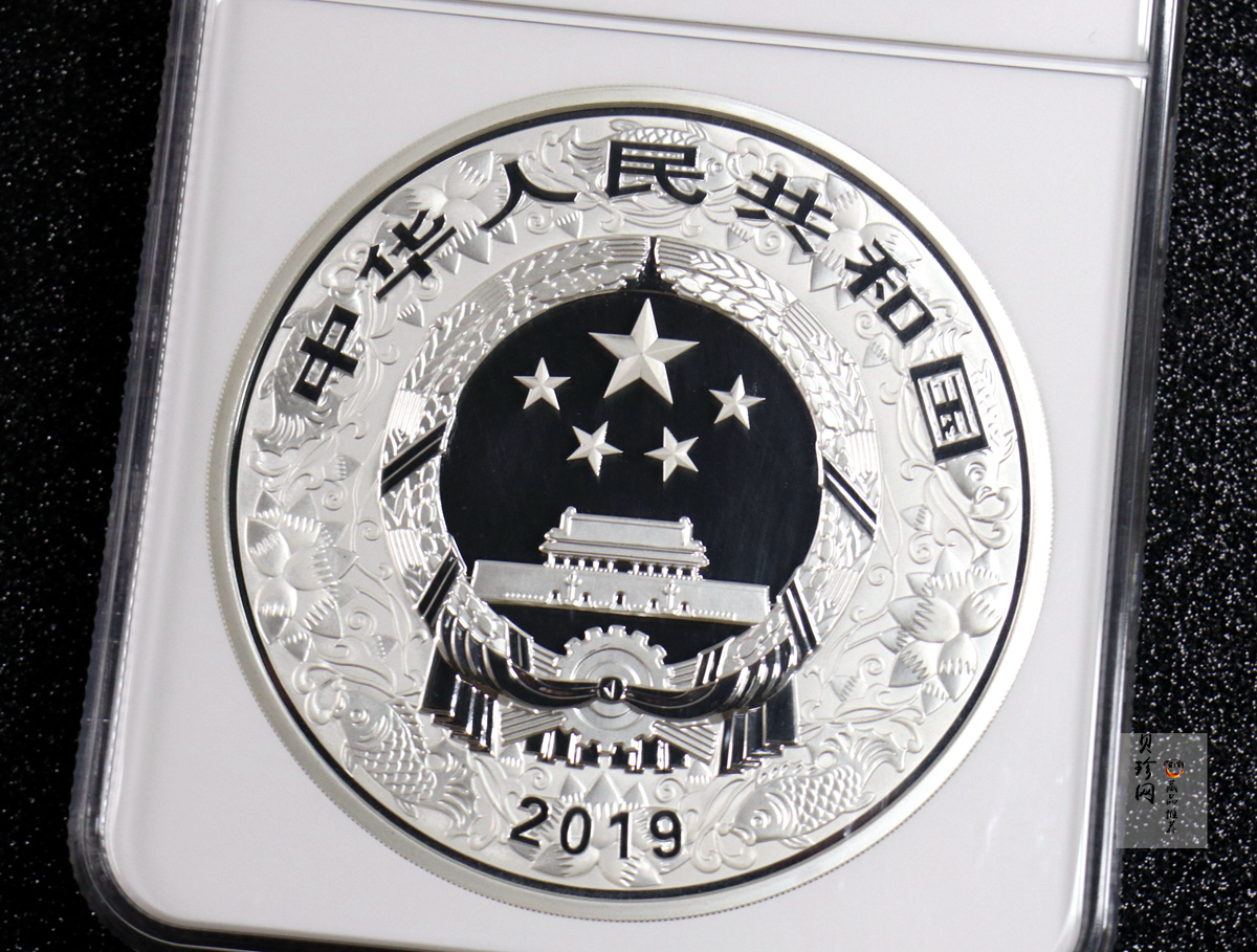 【191115】2019中国己亥（猪）年金银纪念币1公斤圆形银币