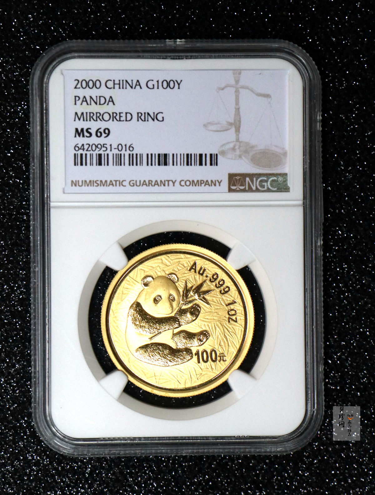 【009050】2000年熊猫普制金币五枚一套