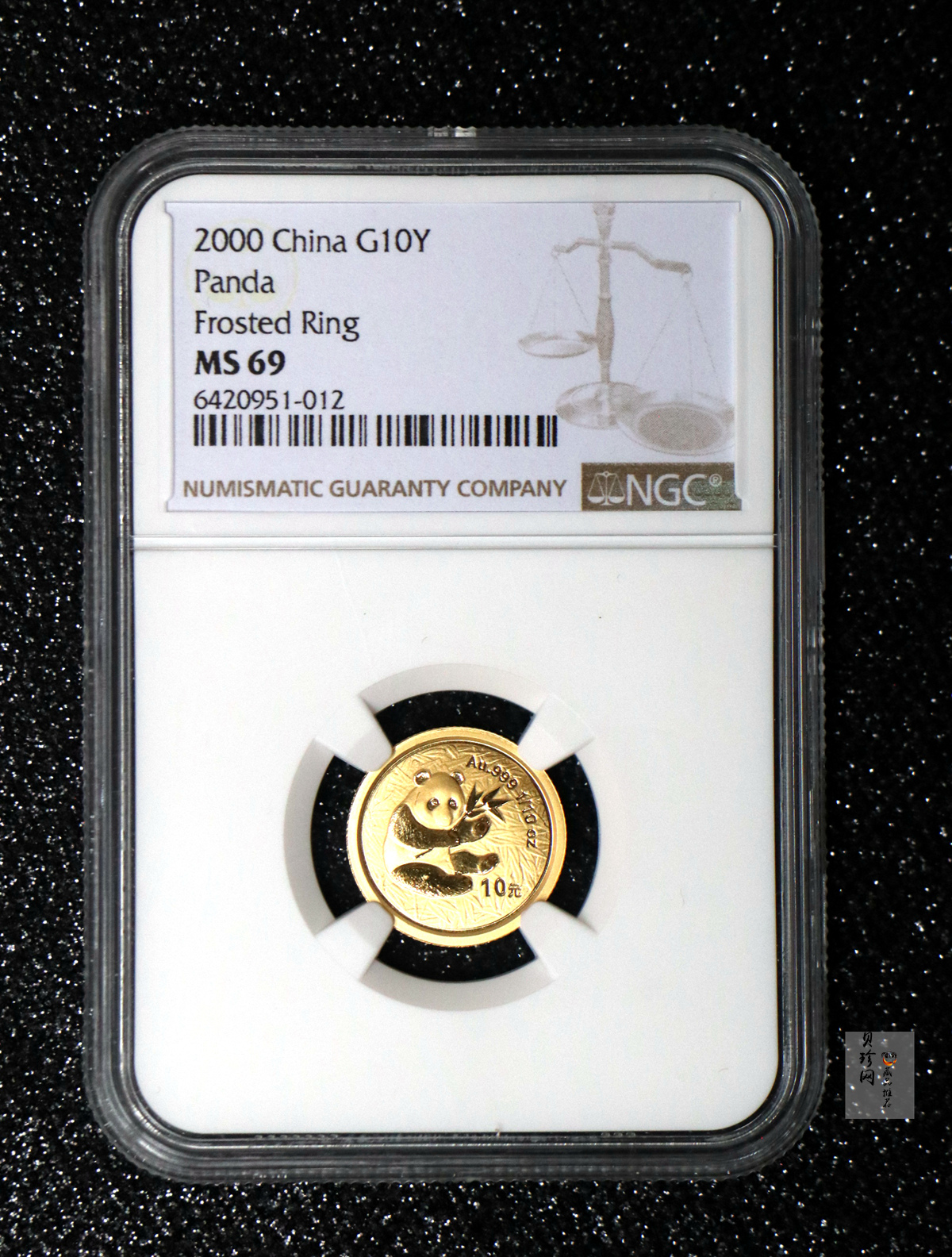 【009050】2000年熊猫普制金币五枚一套