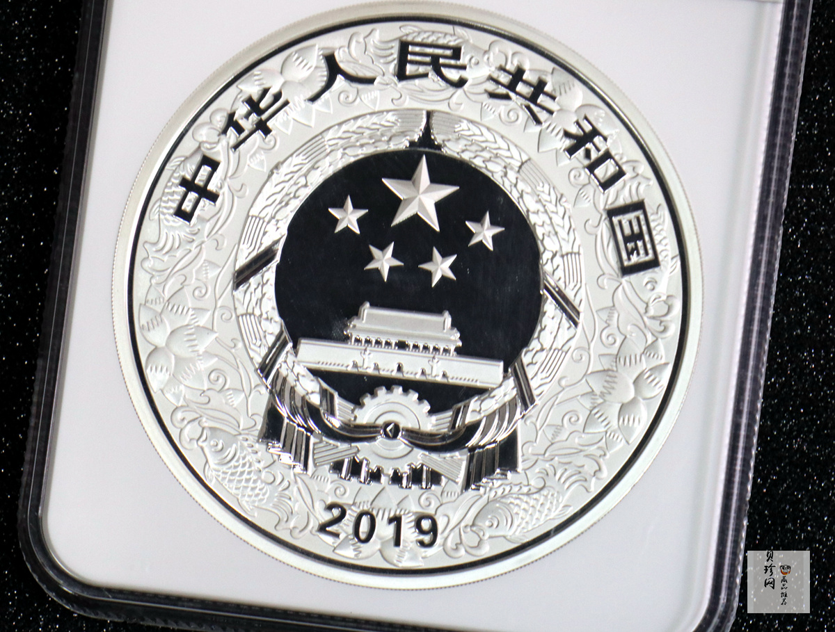 【191115】2019中国己亥（猪）年金银纪念币1公斤圆形银币
