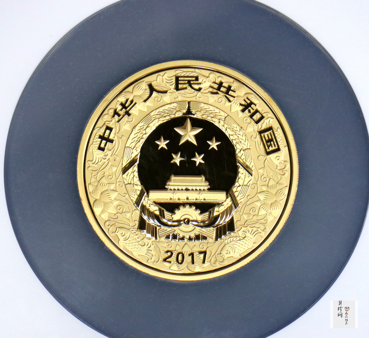 【161511】2017年丁酉（鸡）年生肖流通纪念币-150克彩色精制金币