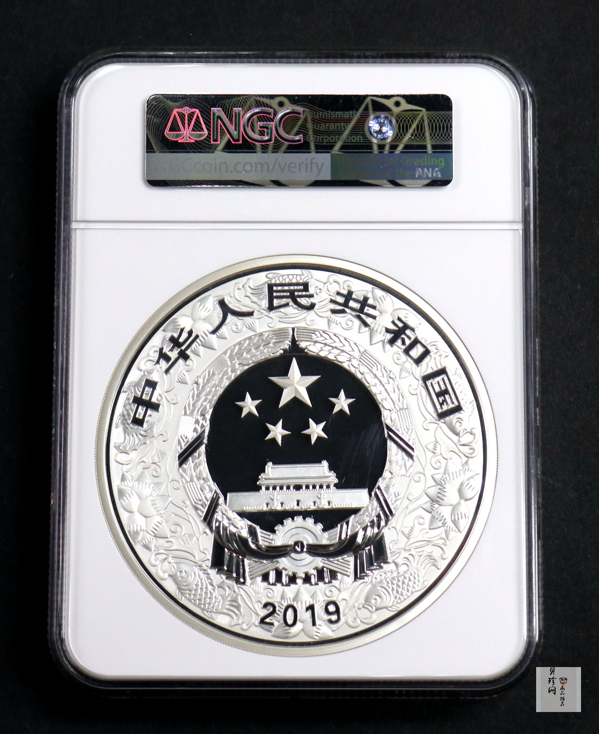 【191115】2019中国己亥（猪）年金银纪念币1公斤圆形银币